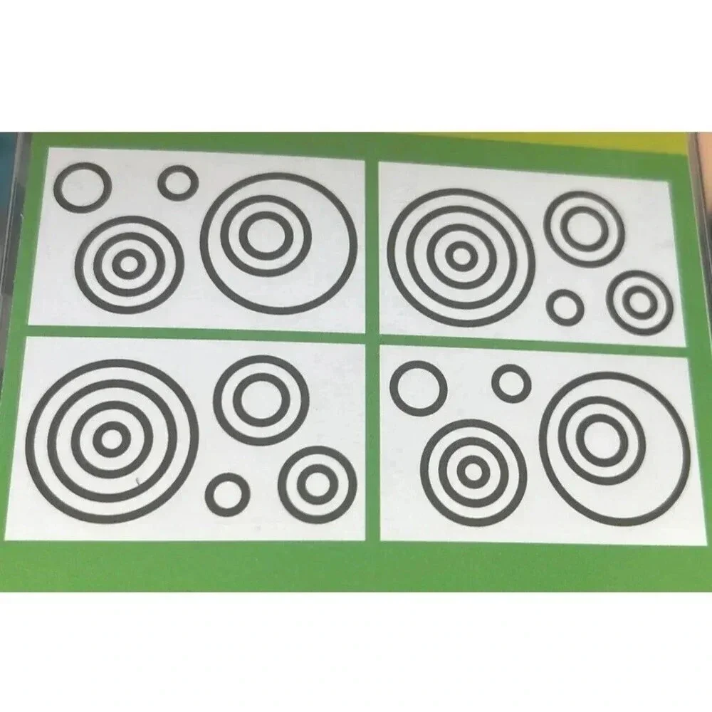 Amy Coe Simply Swirl Wall Decals Applique Room Decor Brown Circles Stickers